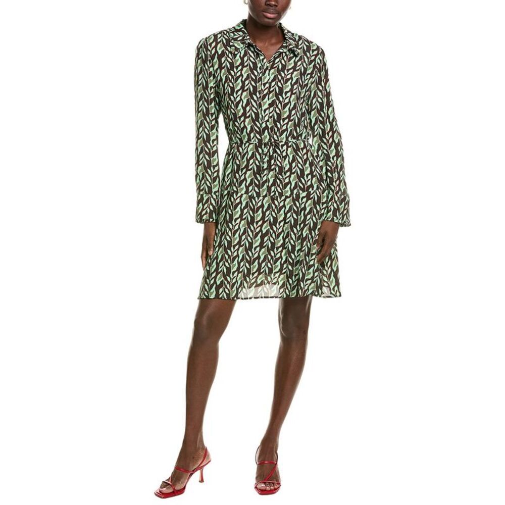 Marc Cain Womens  Midi Dress, Brown